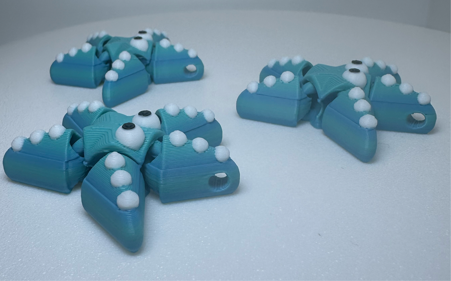 Flexi Funny Starfish Keychain