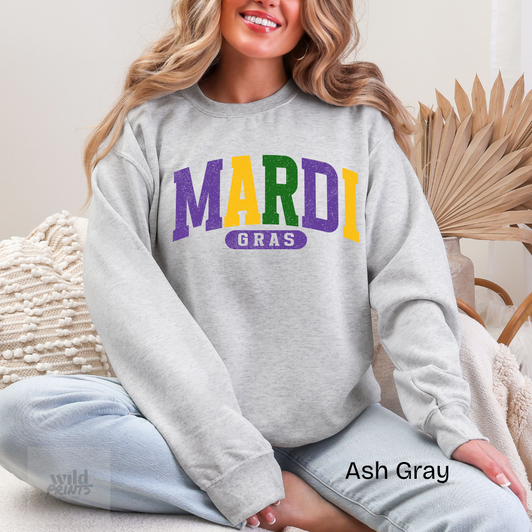 Mardi Gras Crewneck Sweatshirt