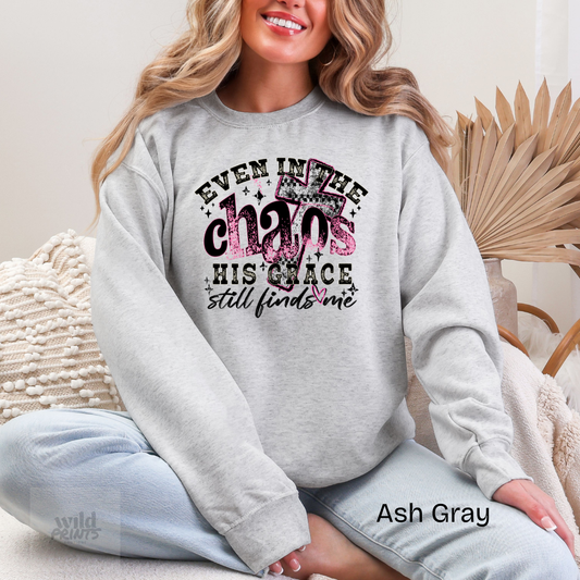 Even in The Chaos Crewneck