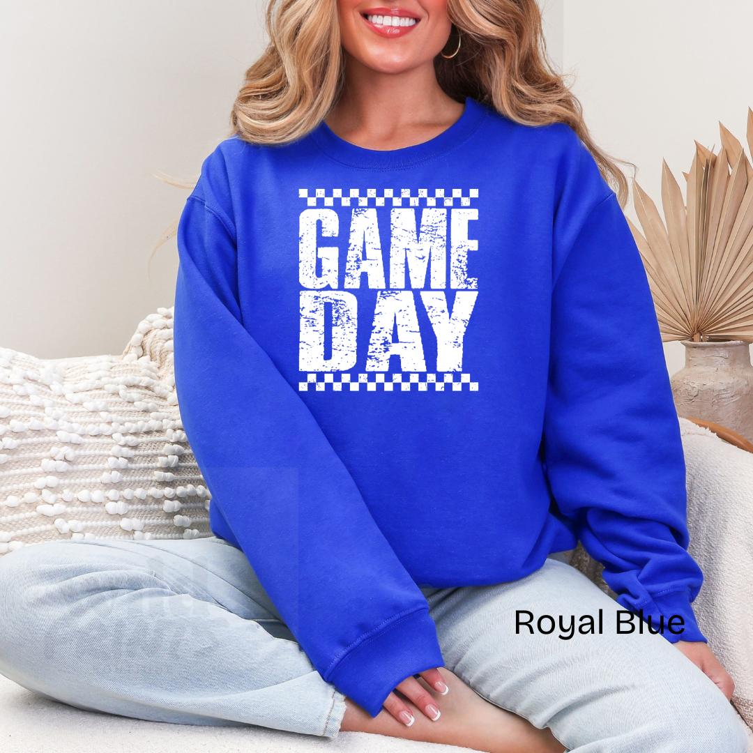 Game Day Football Gildan Crewneck Sweatshirt
