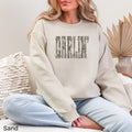 DARLIN' Camo Gildan Crewneck Sweatshirt