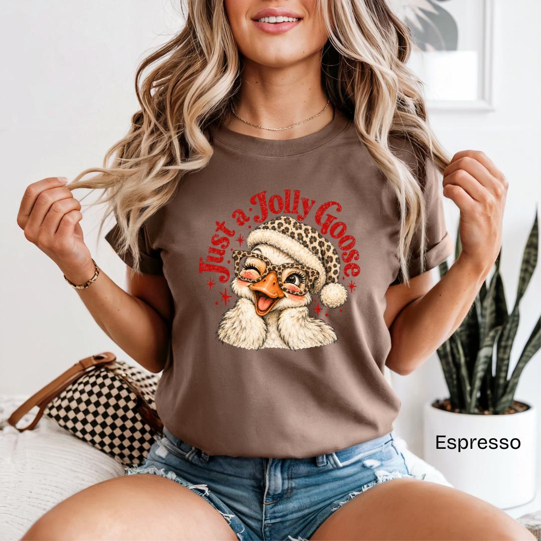 Just A Jolly Goose Comfort Colors T-Shirt