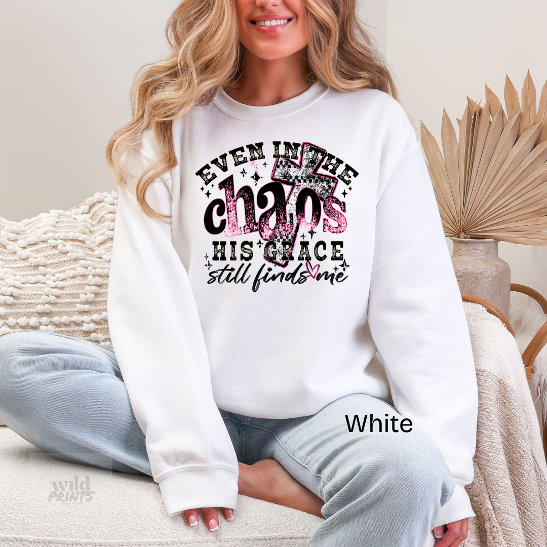 Even in The Chaos Crewneck