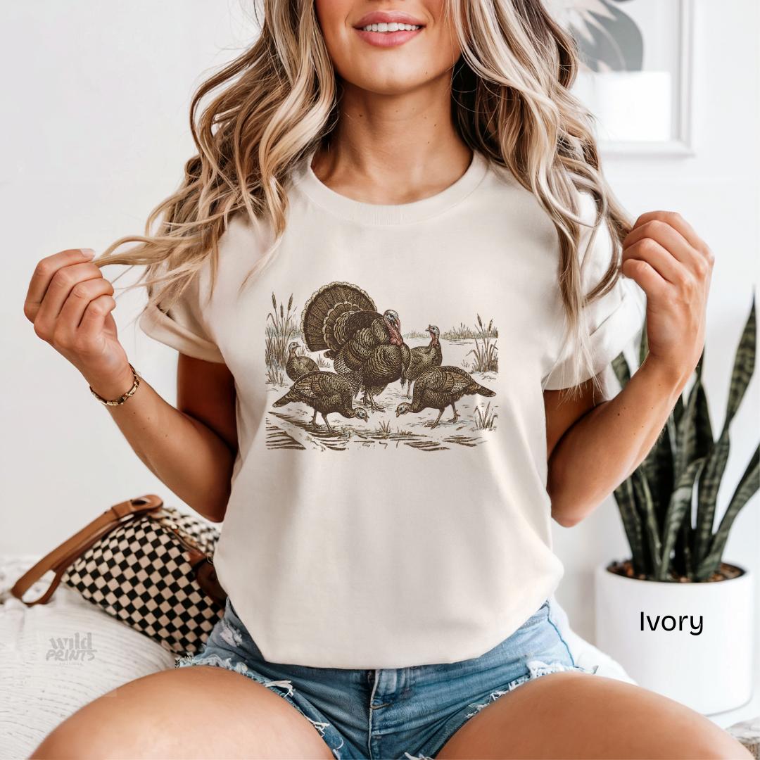 Vintage Wild Turkey Comfort Colors T-Shirt