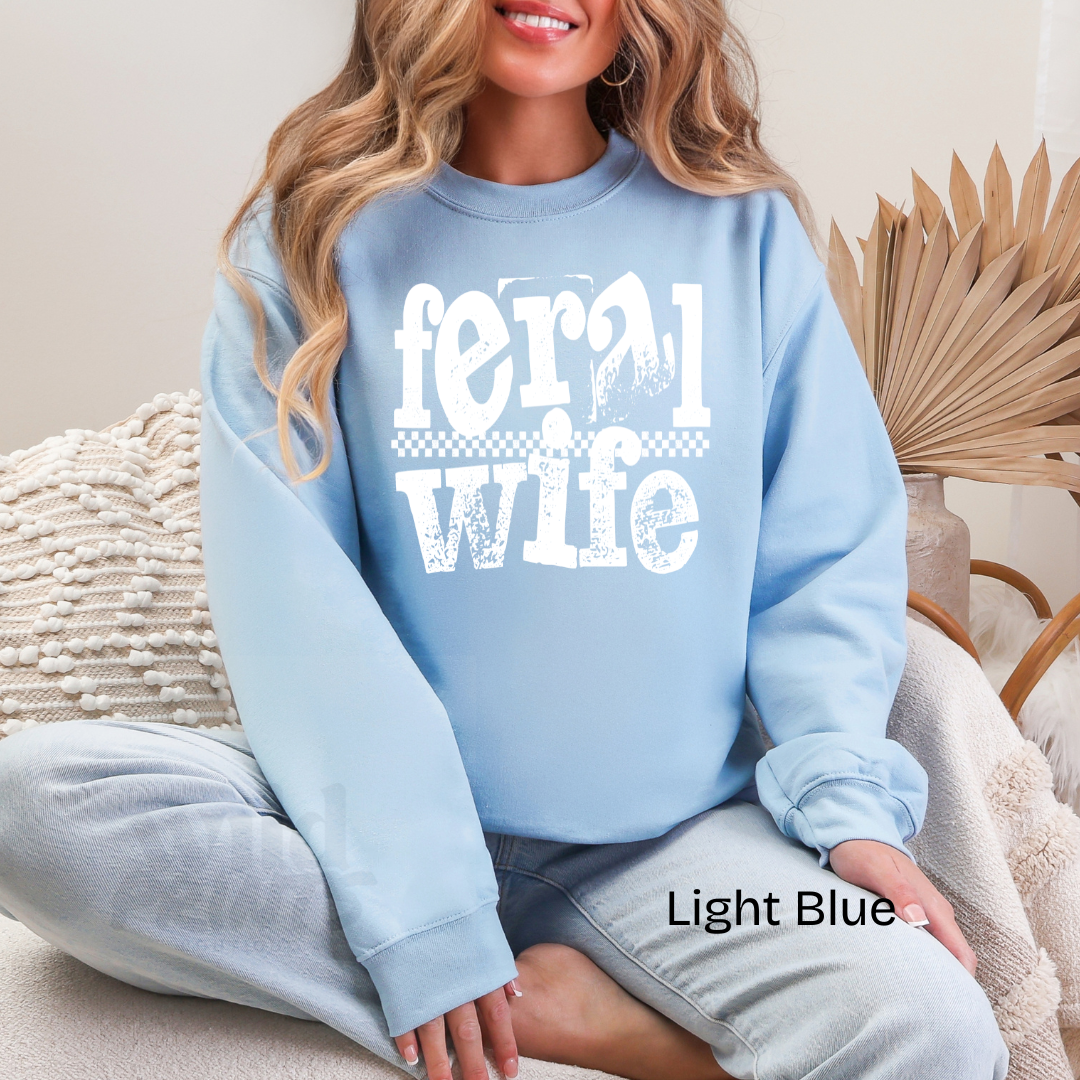 Feral Wife Crewneck Sweatshirt
