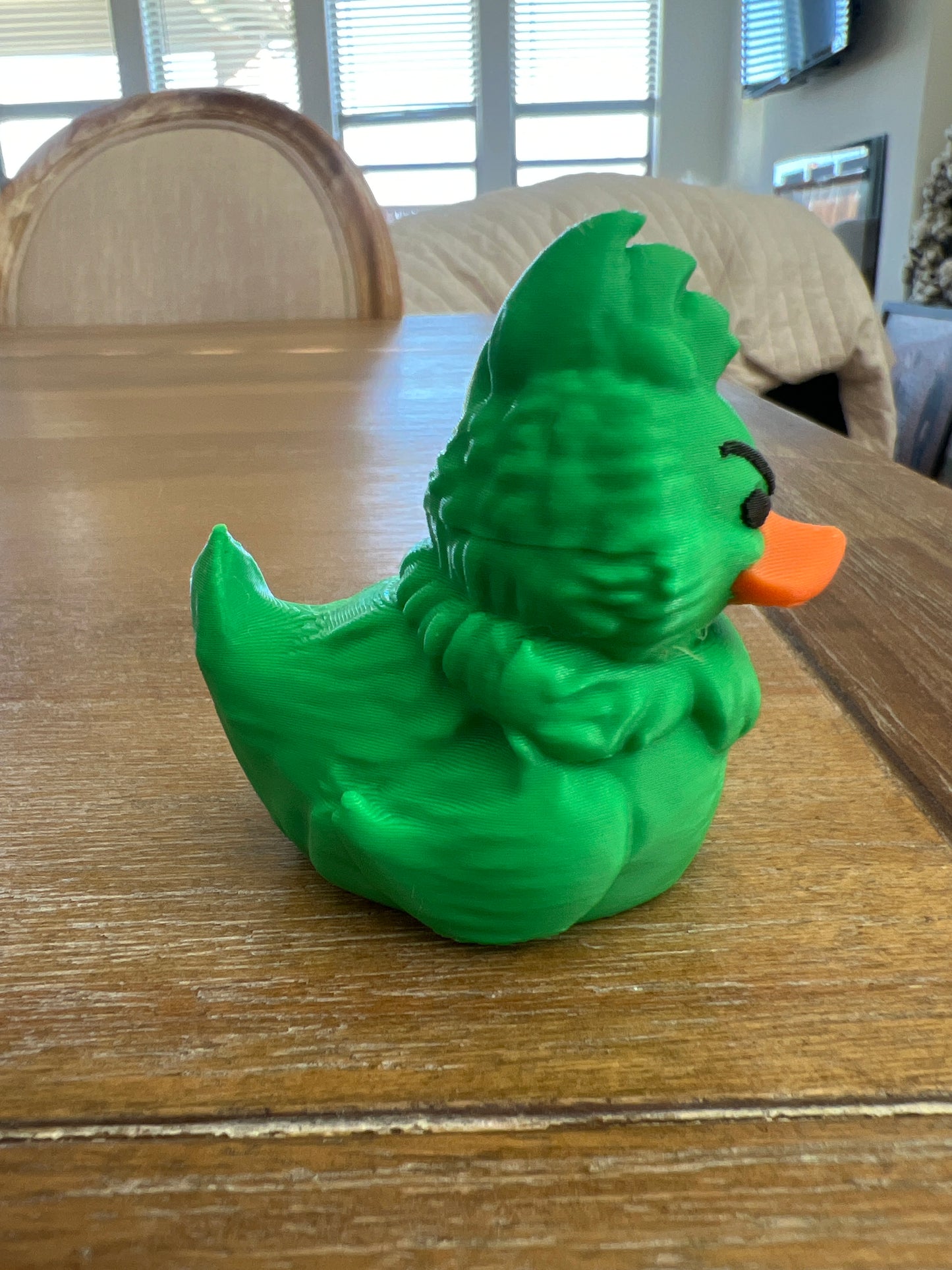 Grumpy Christmas Duck