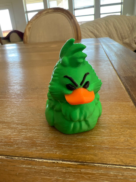 Grumpy Christmas Duck