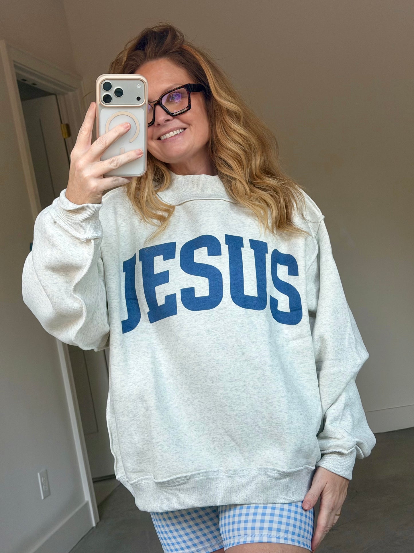 Reversible Mock Neck