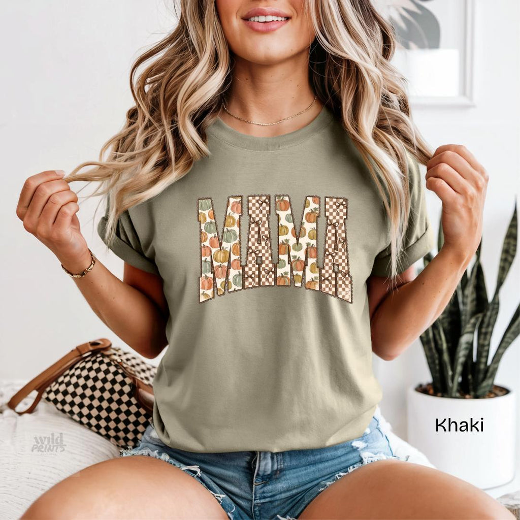 MAMA Fall Pumpkin Comfort Colors T-Shirt