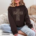 Camo Cross Gildan Crewneck Sweatshirt